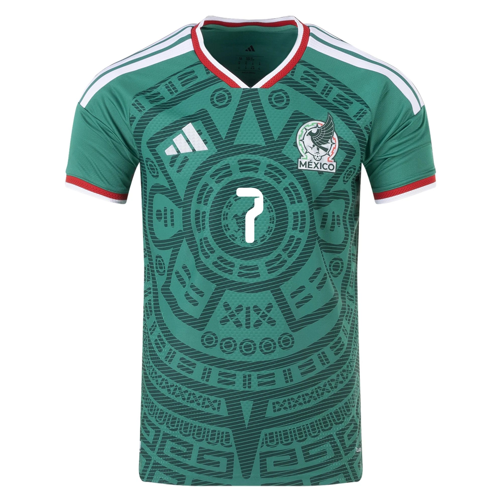 Luis Romo Mexico 26/27 Authentic Home Jersey — view 2