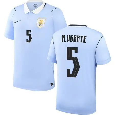 M.UGARTE #5 Uruguay Home Soccer jersey World Cup 2026 — view 2