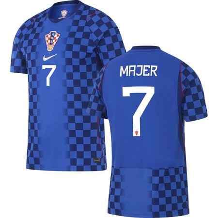MAJER #7 Croatia Away Soccer jersey World Cup 2026