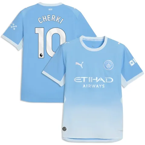 Manchester City Authentic Home Shirt 2026-27 with Cherki 10 printing