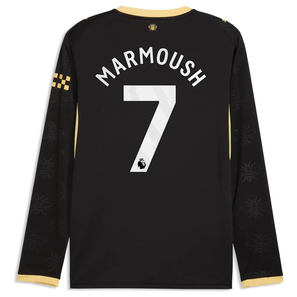 Manchester City Puma Away Shirt 2026-27 - Long Sleeve with Marmoush 7 printing — view 3
