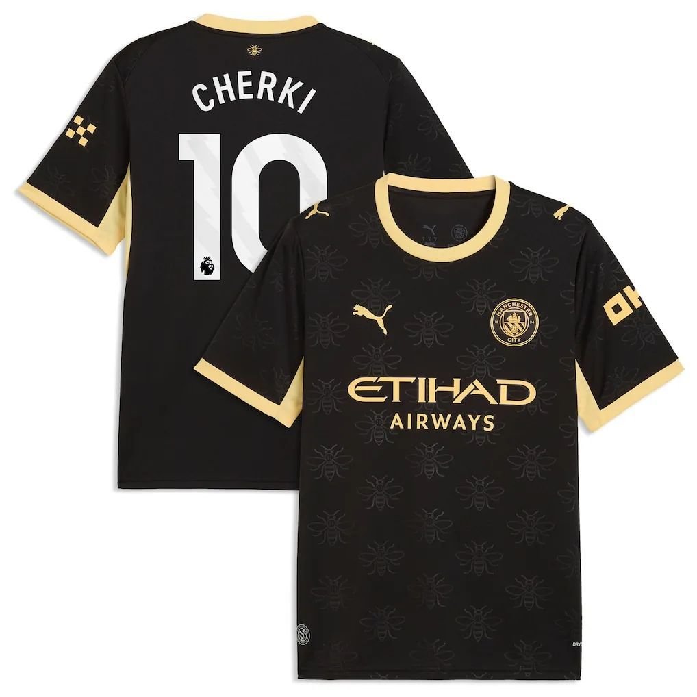Manchester City Puma Away Shirt 2026-27 with Cherki 10 printing
