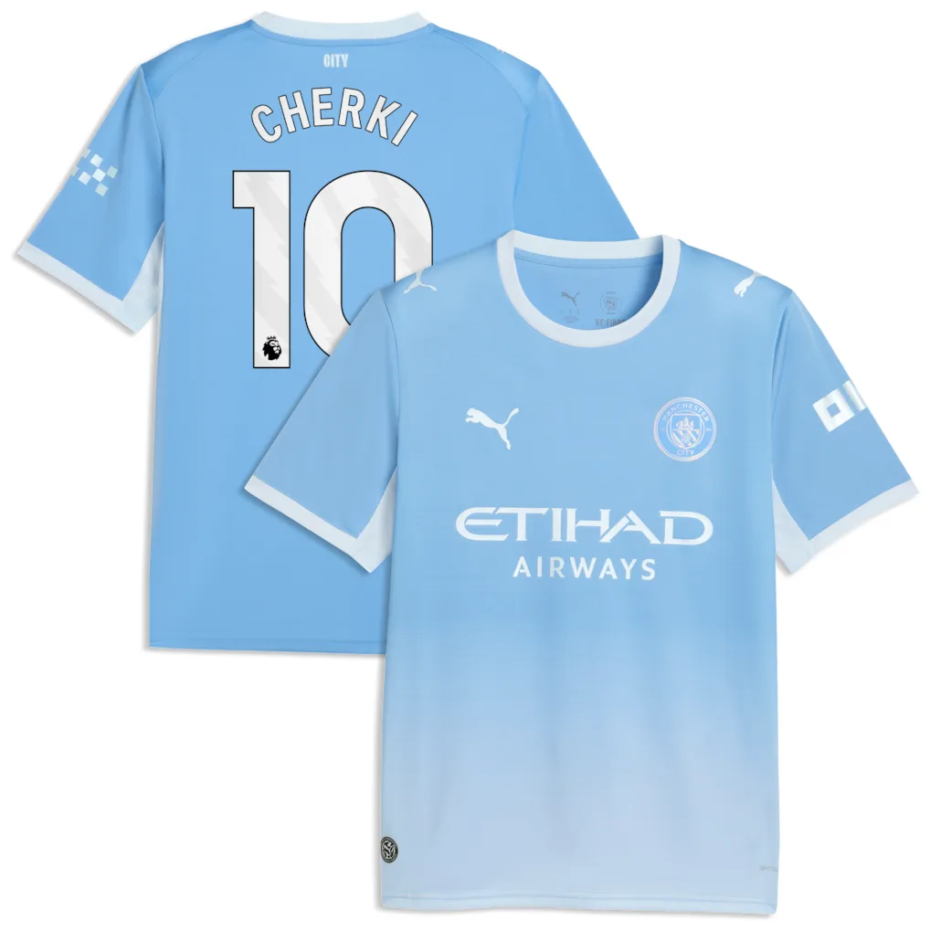 Manchester City PUMA Home Shirt 2026-27 with Cherki 10 printing