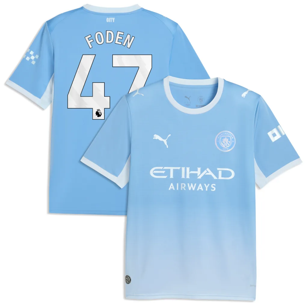 Manchester City PUMA Home Shirt 2026-27 with Foden 47 printing