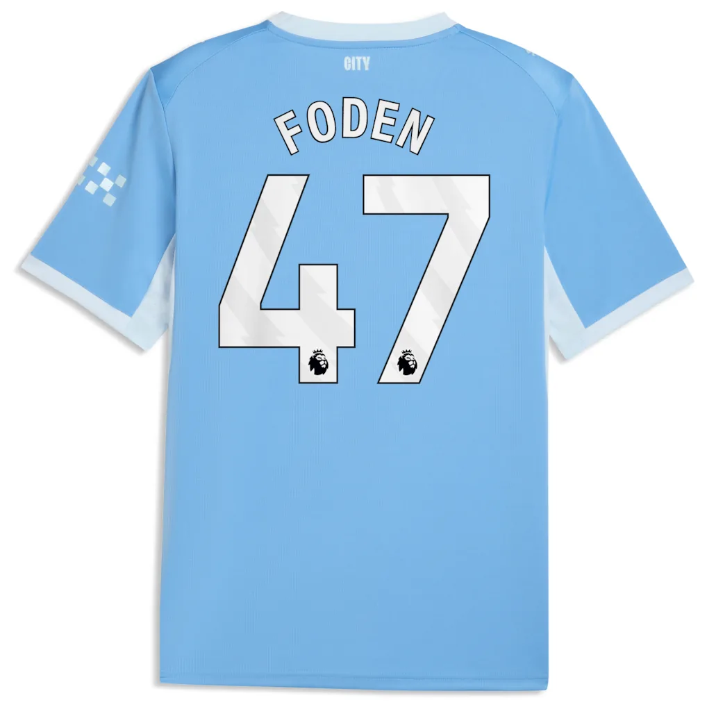 Manchester City PUMA Home Shirt 2026-27 with Foden 47 printing — view 3