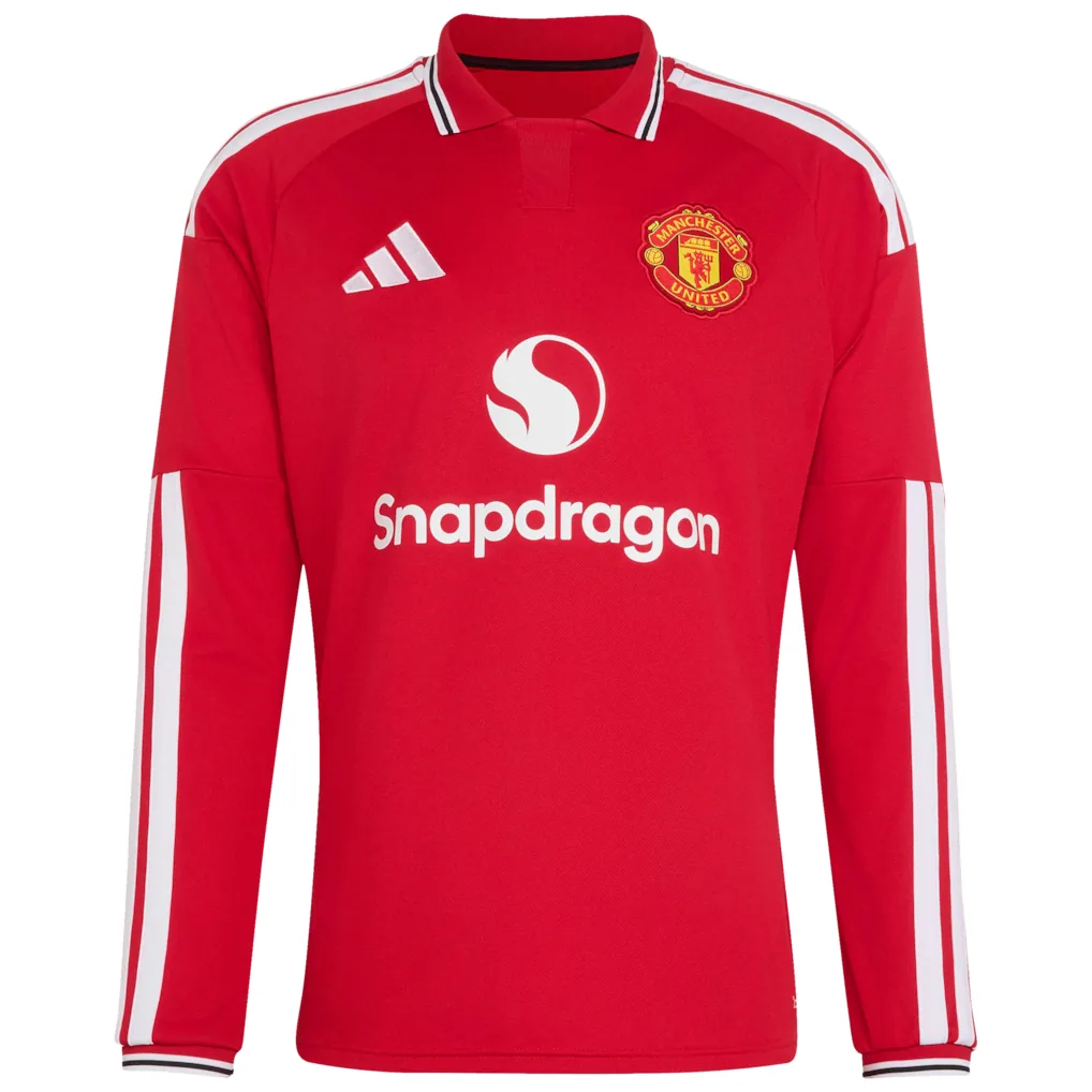 Manchester United adidas Home Shirt 2026-27 - Long Sleeve with Mbeumo 19 printing — view 2