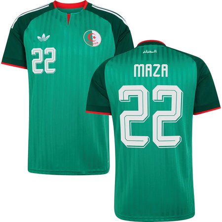 MAZA #22 Algeria Away Soccer jersey World Cup 2026
