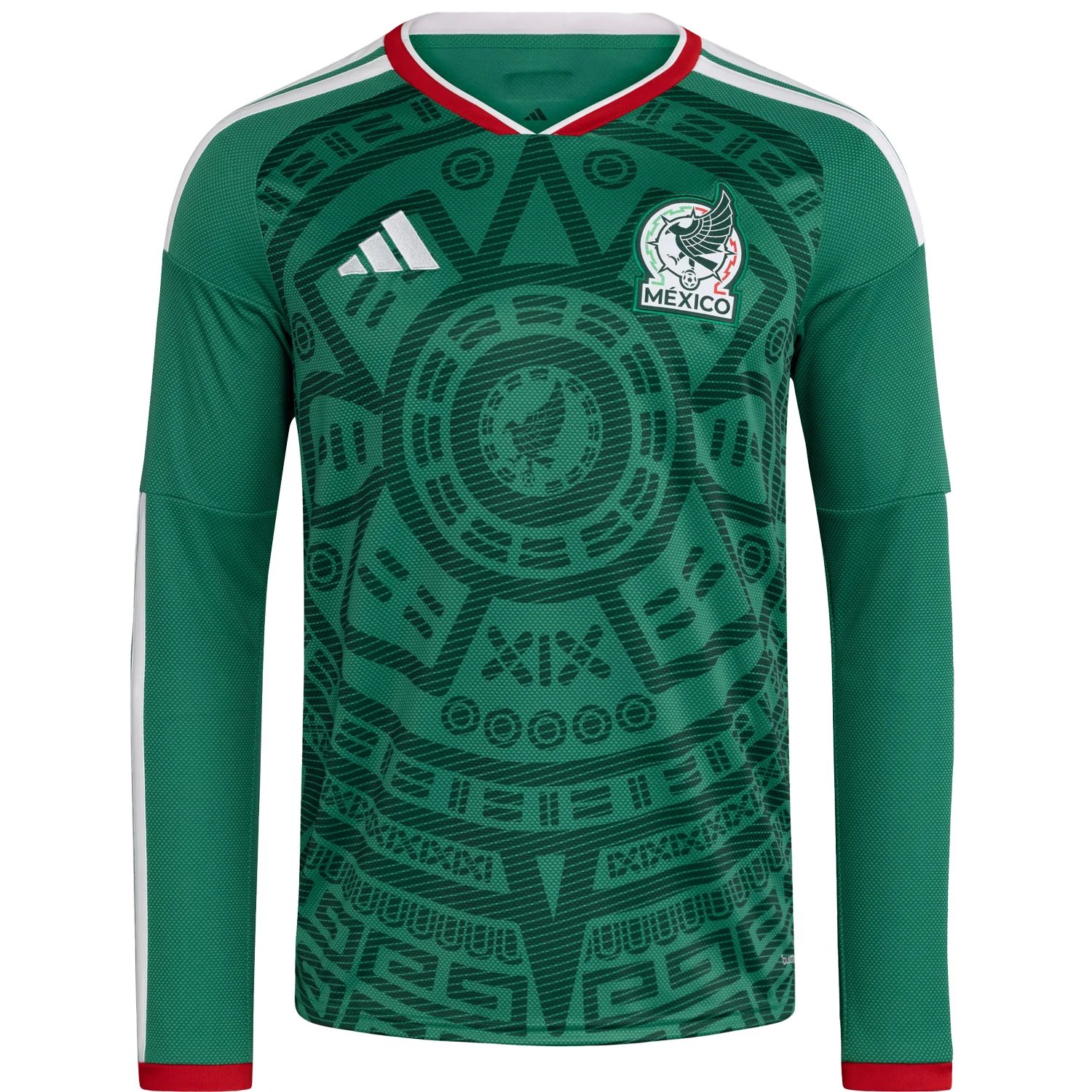 Mexico 2026 Adidas Long Sleeve Home Jersey
