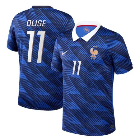 Michael Olise #11 France Home Stadium Soccer jersey World Cup 2026