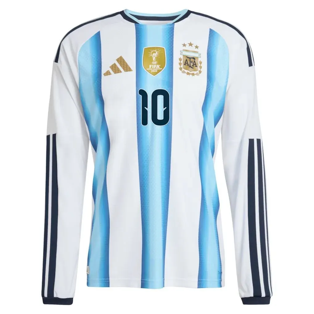 Ángel Di María Argentina 26/27 Long Sleeve Home Jersey — view 2