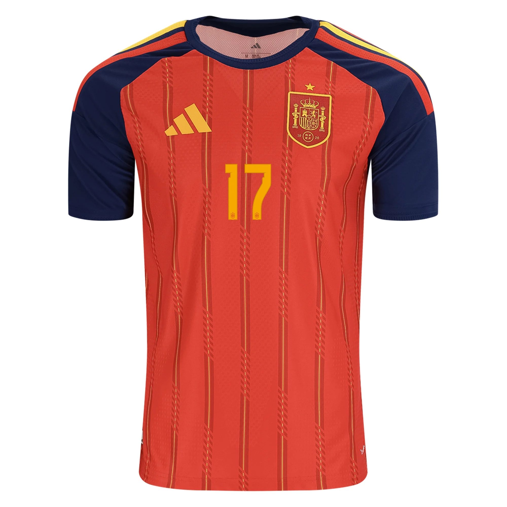 Nico Williams Spain 26/27 Authentic Home Jersey — view 2