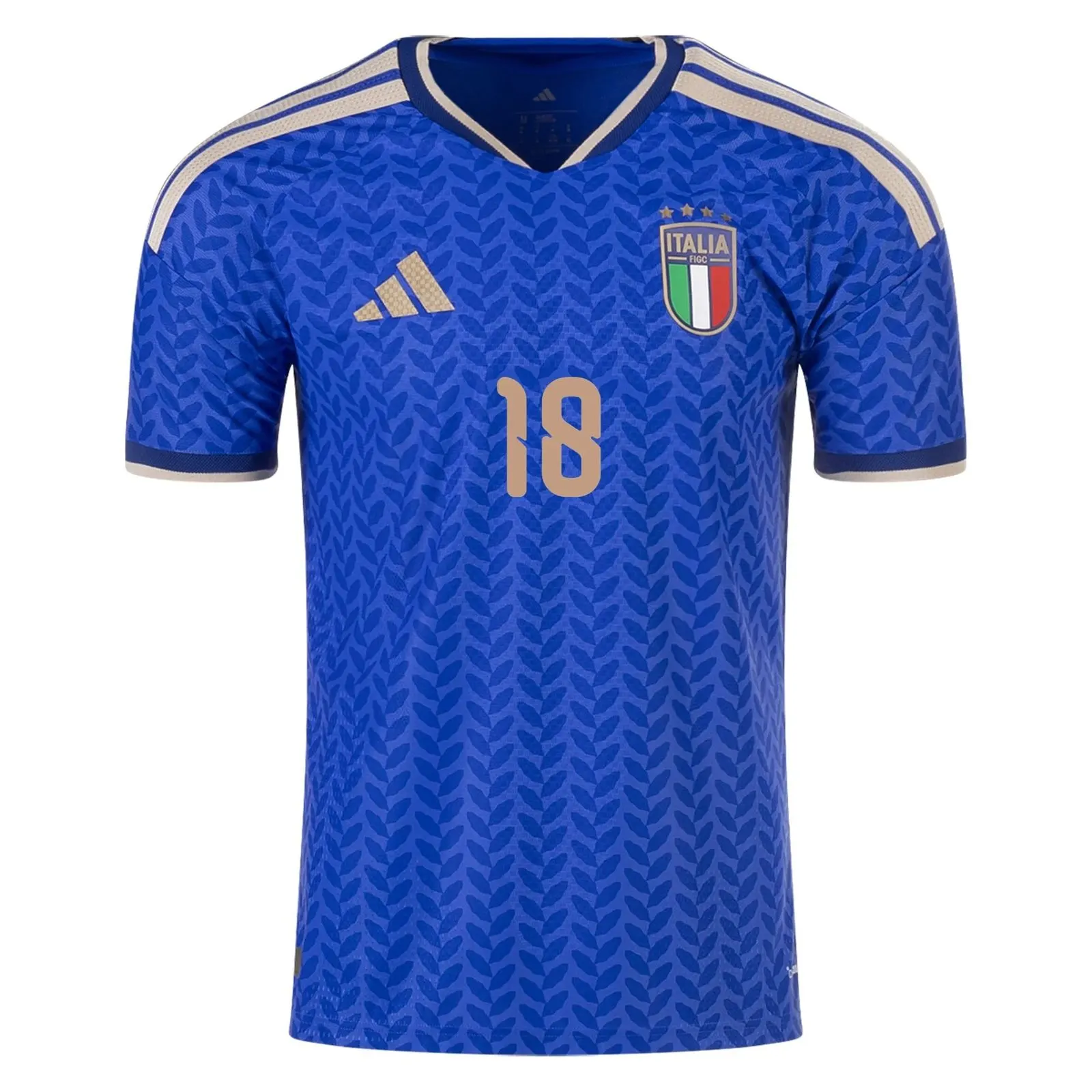 Nicolò Barella Italy 26/27 Authentic Home Jersey — view 2