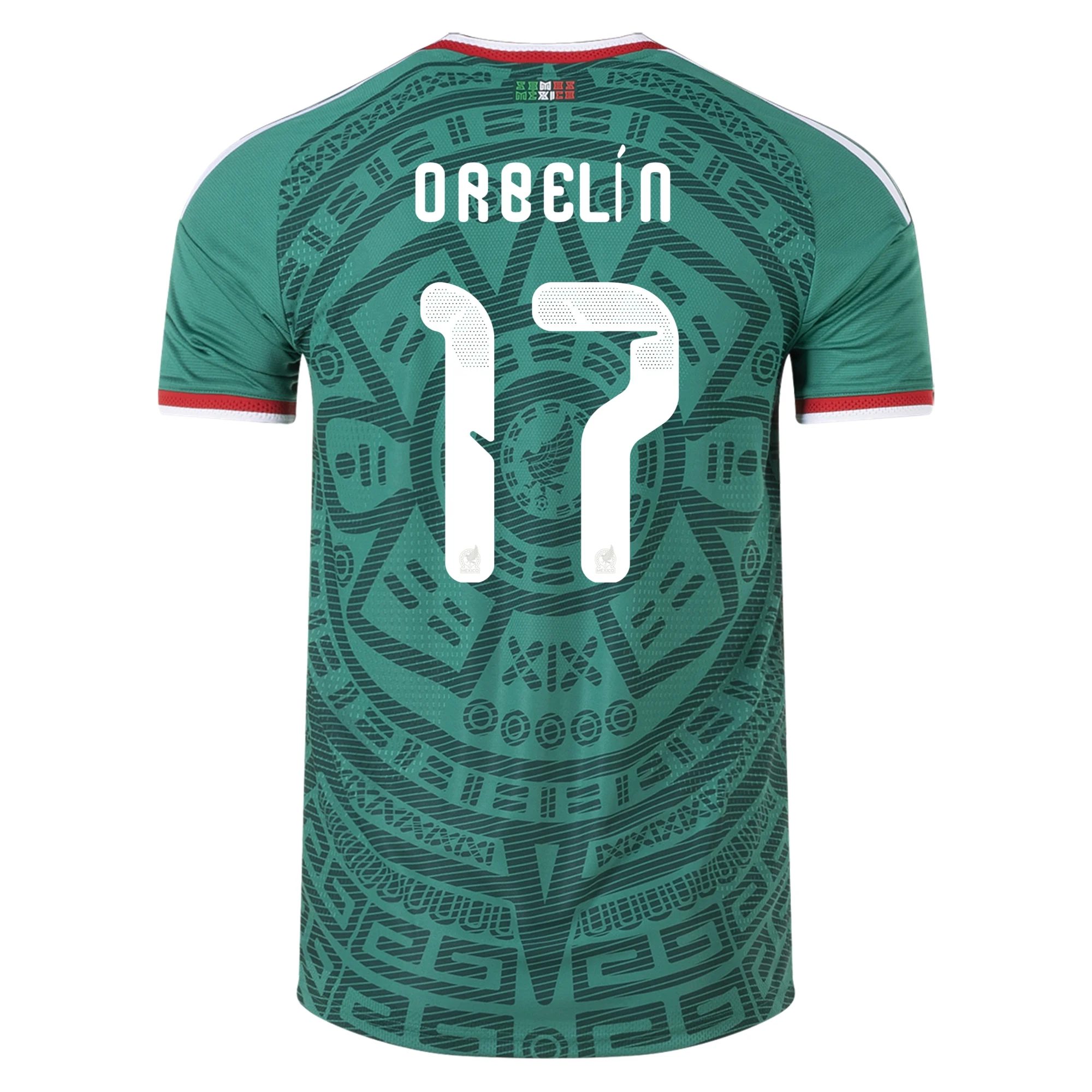 Orbelín Pineda Mexico 26/27 Authentic Home Jersey
