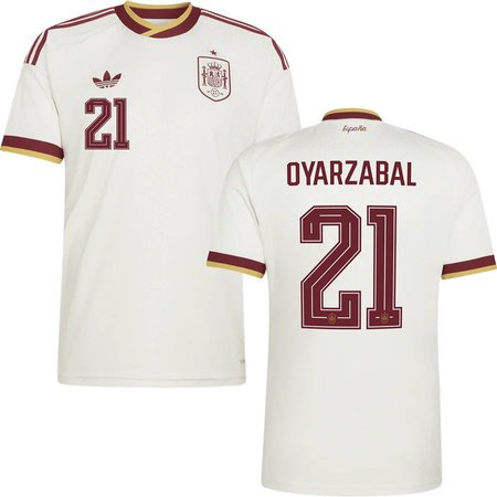 OYARZABAL #21 Spain Away Soccer jersey World Cup 2026