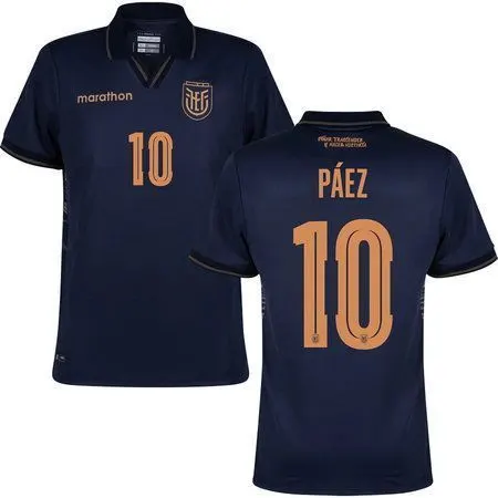 PÁEZ #10 Ecuador Away Soccer jersey World Cup 2026 — view 2