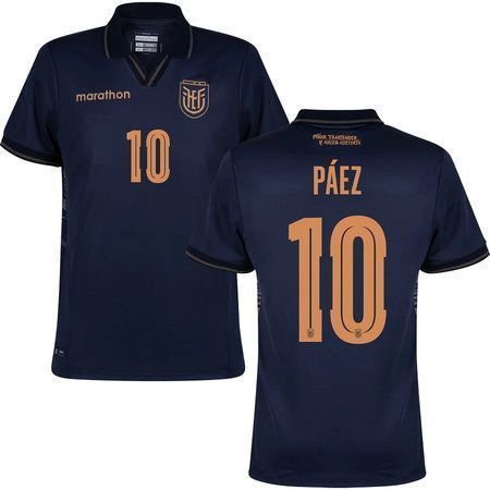 PÁEZ #10 Ecuador Away Soccer jersey World Cup 2026 — view 3