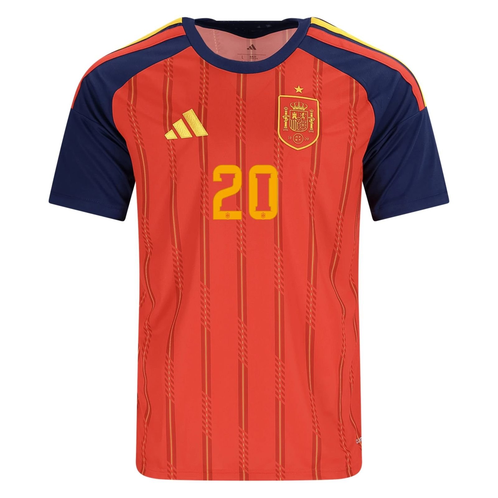 PEDRI #20 Spain Home Soccer jersey World Cup 2026 — view 2