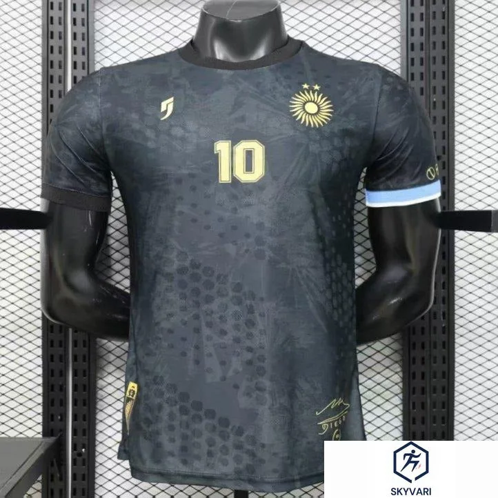 Player Version 2026 Argentina Black with Gold Sun Special Edition Jersey