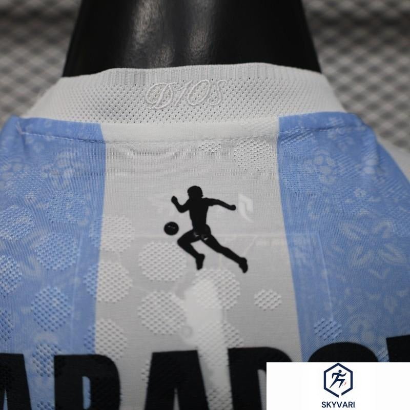 Player Version 2026 Argentina Home Light Blue &amp; White Vertical Stripe Special Edition Jersey — view 2