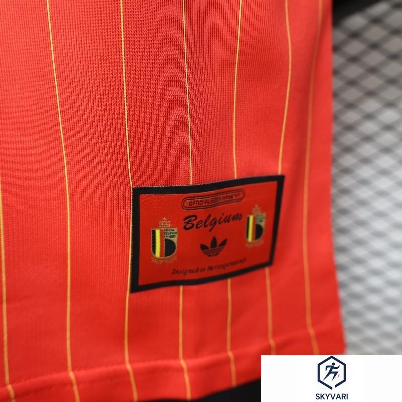 Player Version 2026 Belgium Red Terrace Icons White Jersey — view 3