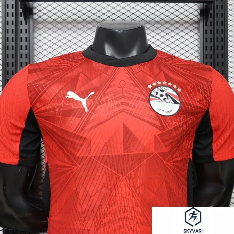 Ensemble de football pour enfants Egypte Rouge Domicile 2026 - Maillot et short — view 3
