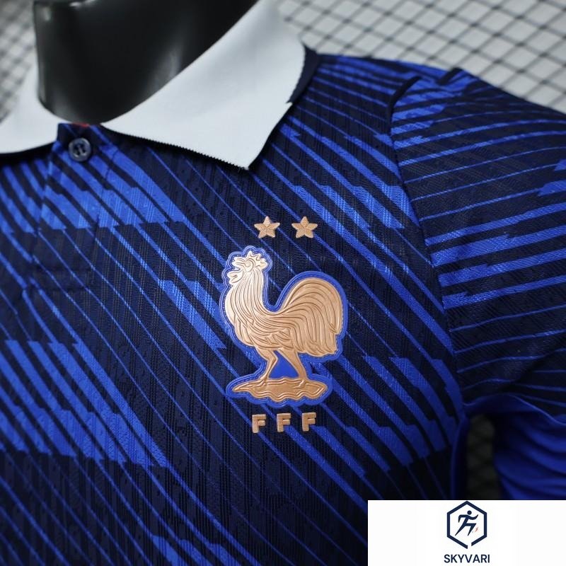 Player Version 2026 France Blue with Diagonal Stripe Pattern Special Edition Jersey — view 3