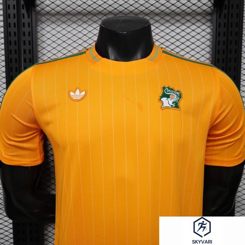 Player Version 2026 Ivory Coast Orange Terrace Icons White Jersey — view 2