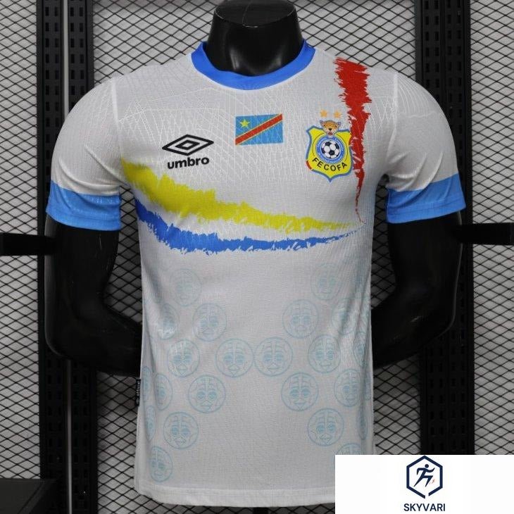 Player Version 26/27 DR Congo White &amp; Sky Blue Special Edition Away Jersey