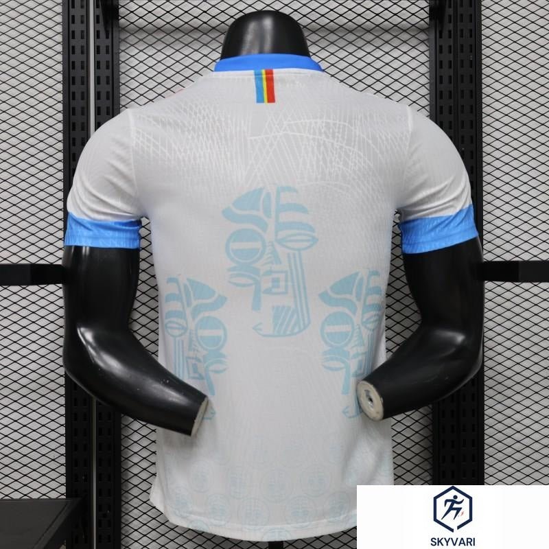 Player Version 26/27 DR Congo White &amp; Sky Blue Special Edition Away Jersey — view 2