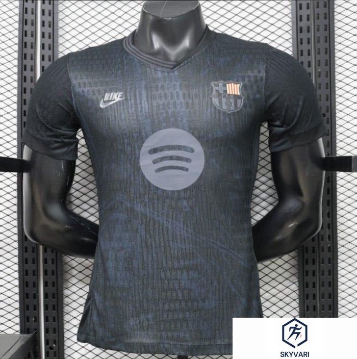 Player Version 26/27 FC Barcelona All-Black with Spotify Sponsor Special Edition Jersey