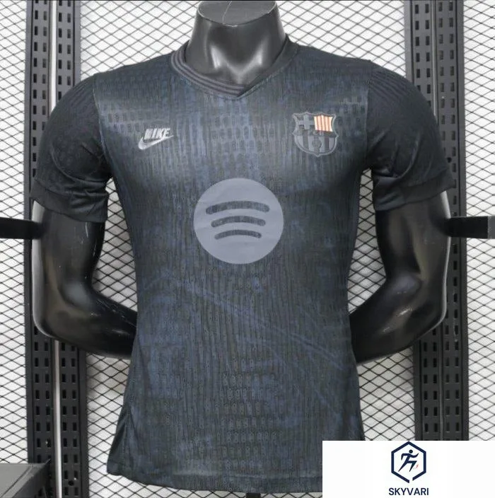 Player Version 26/27 FC Barcelona All-Black with Spotify Sponsor Special Edition Jersey