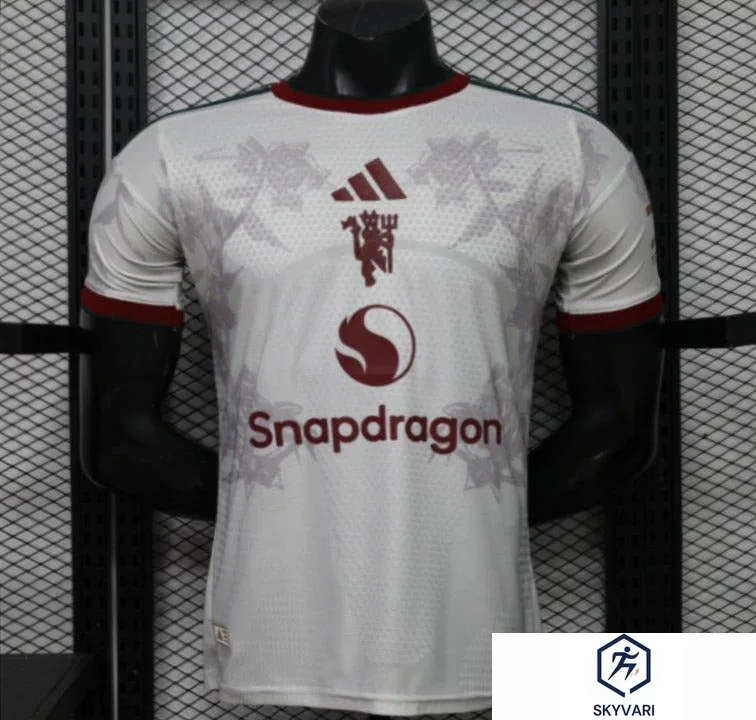 Player Version 26/27 Manchester United Away Grey White Rose Special Edition Jersey