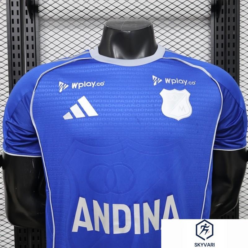 Player Version 26/27 Millonarios FC Royal Blue Home Jersey — view 3