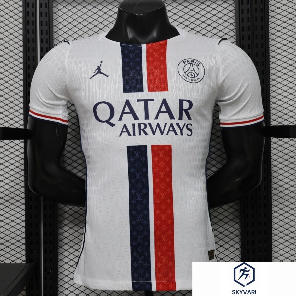 Player Version 26/27 Paris Saint-Germain Away White &amp; Navy/Red Stripe Special Edition Jersey