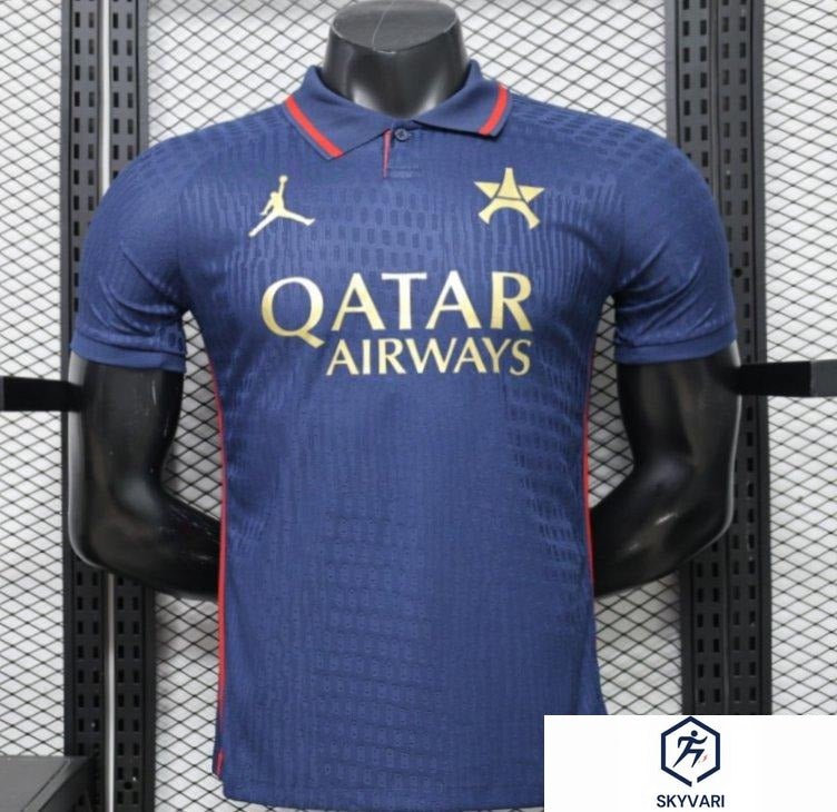 Player Version 26/27 PSG Blue Polo Collar Jersey