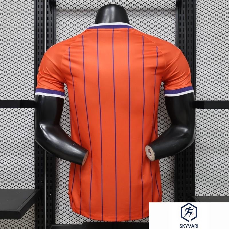 Player Version 26/27 Scotland Away Orange with Purple Pinstripe Jersey — view 2