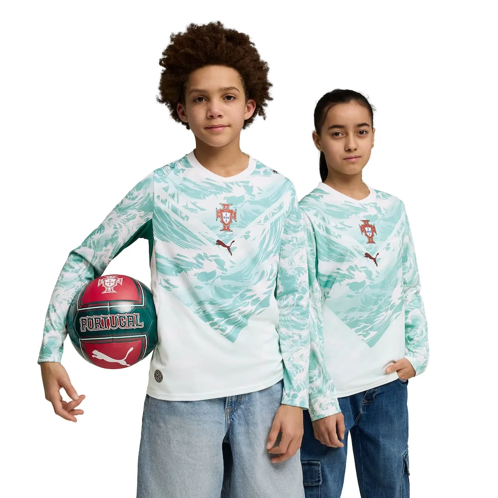 Portugal PUMA Away Shirt 2026 - Long Sleeve - Kids