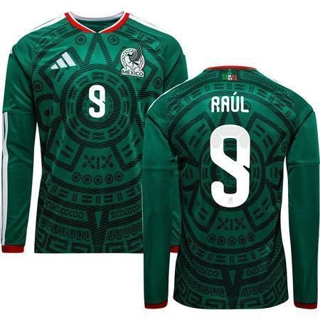 RAÚL #9 Mexico Home Long Sleeve Soccer jersey World Cup 2026 — view 3