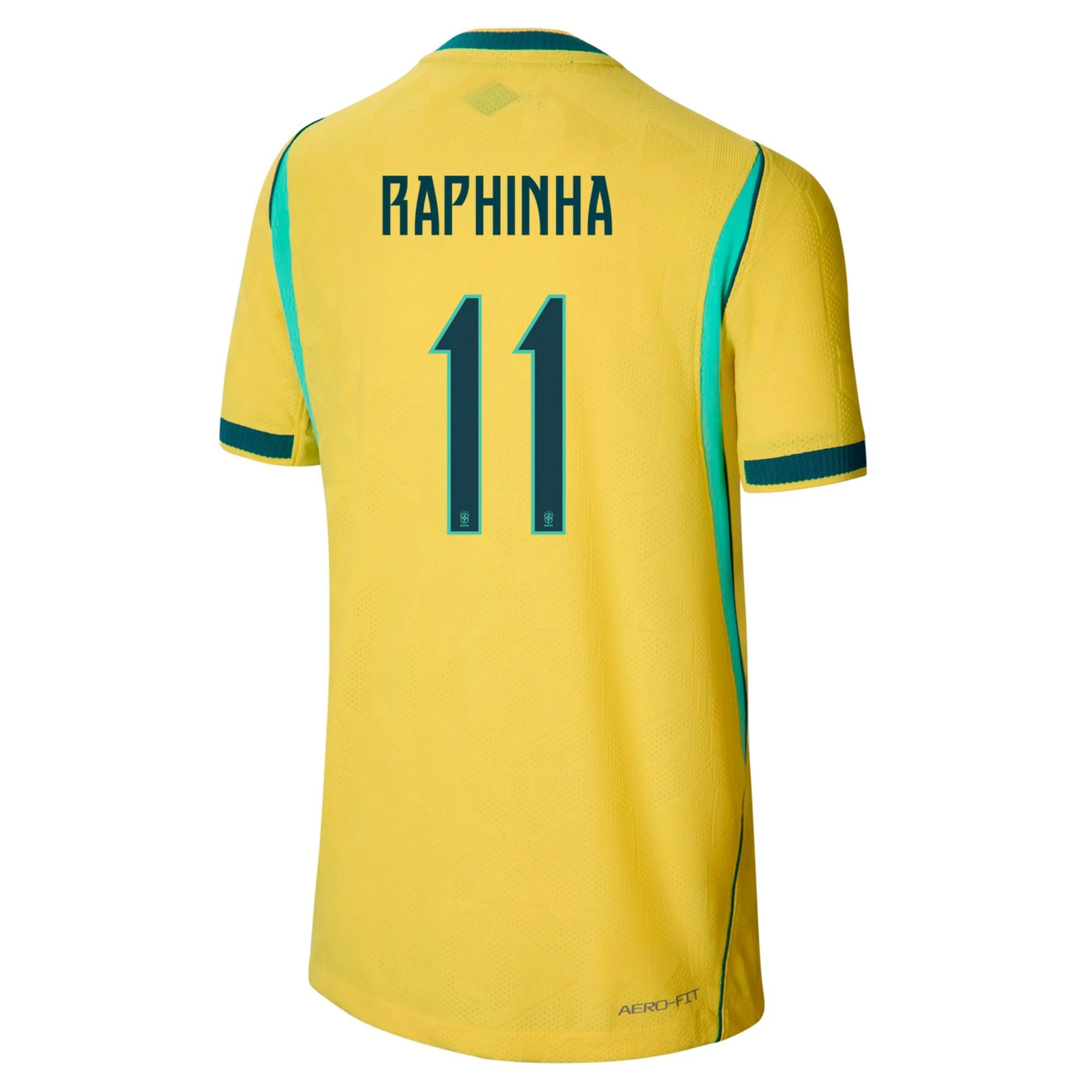 Raphinha Brazil 2026/27 Nike Youth Authentic Home Jersey