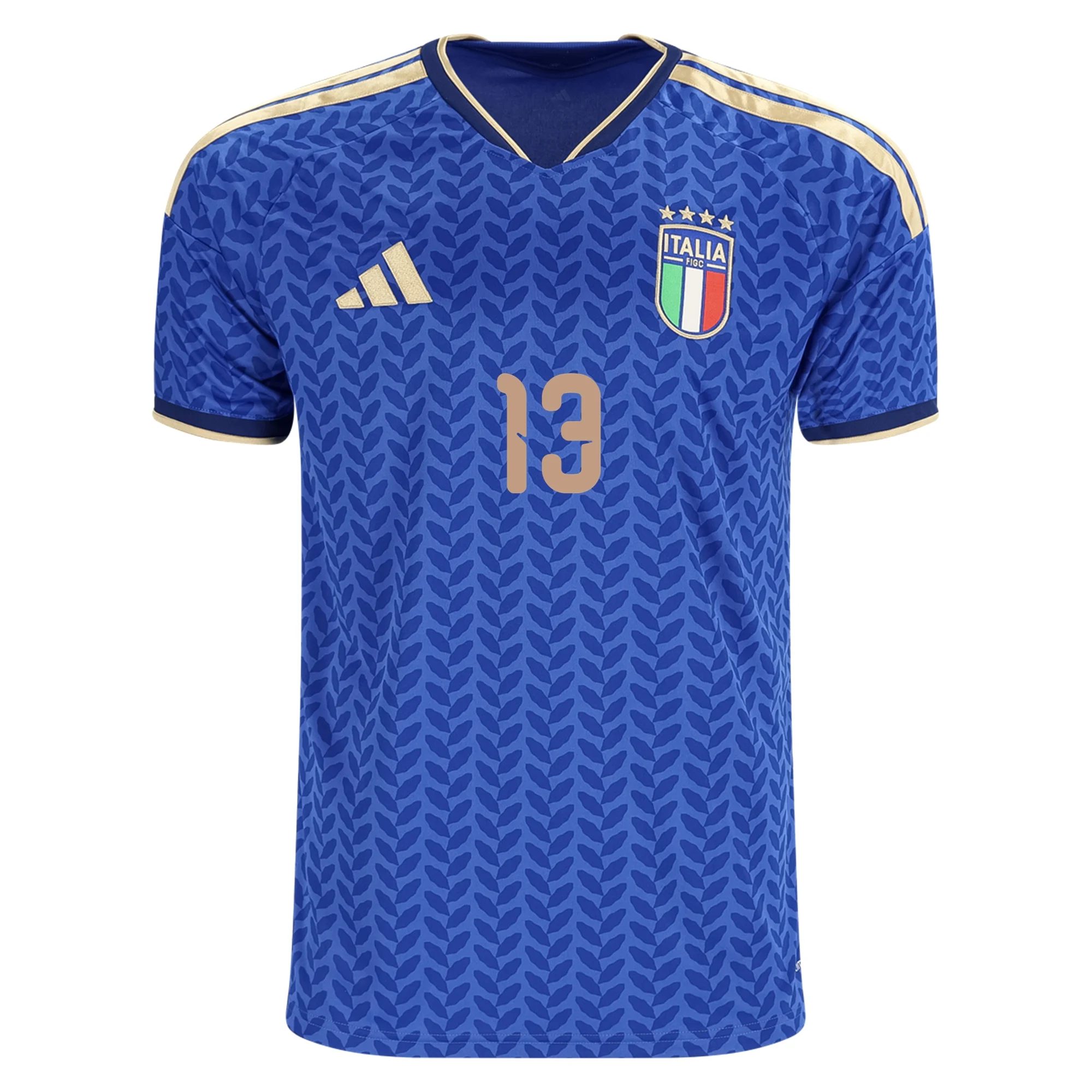 Riccardo Calafiori Italy 26/27 Home Jersey — view 2