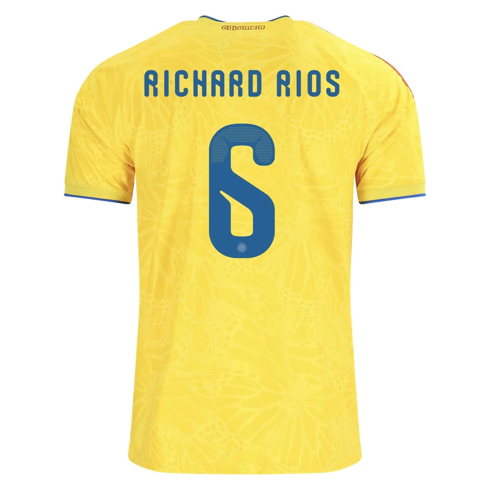 Richard Rios #6 Colombia Home Soccer jersey World Cup 2026