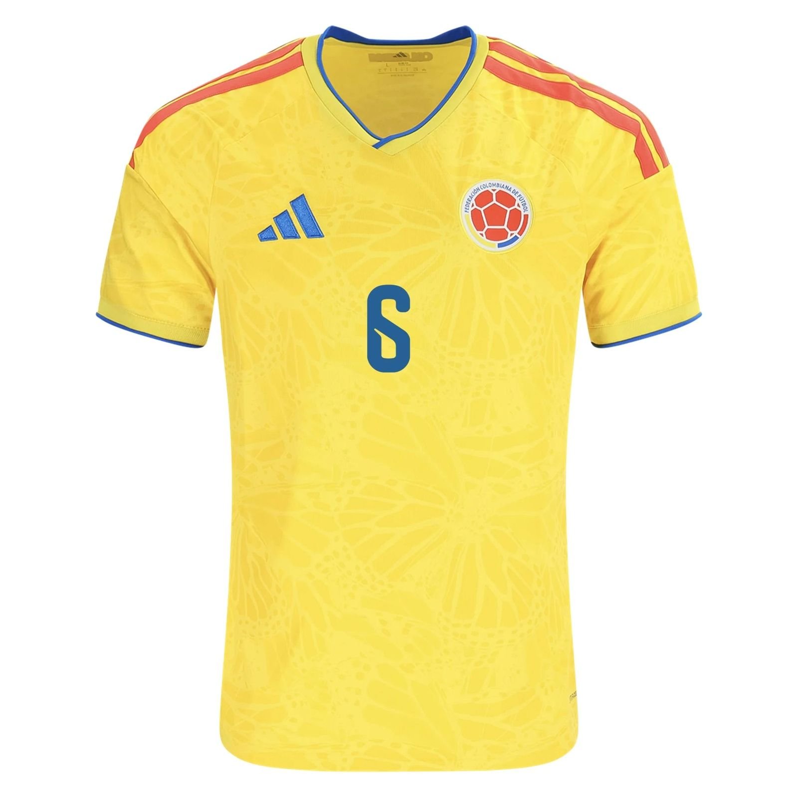 Richard Rios #6 Colombia Home Soccer jersey World Cup 2026 — view 2