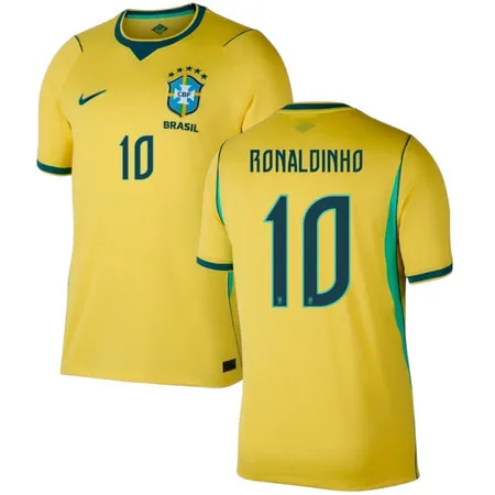 Ronaldinho Gaúcho #10 Brazil Home Soccer jersey World Cup 2026