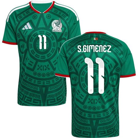 S.GIMENEZ #11 Mexico Home Soccer jersey World Cup 2026