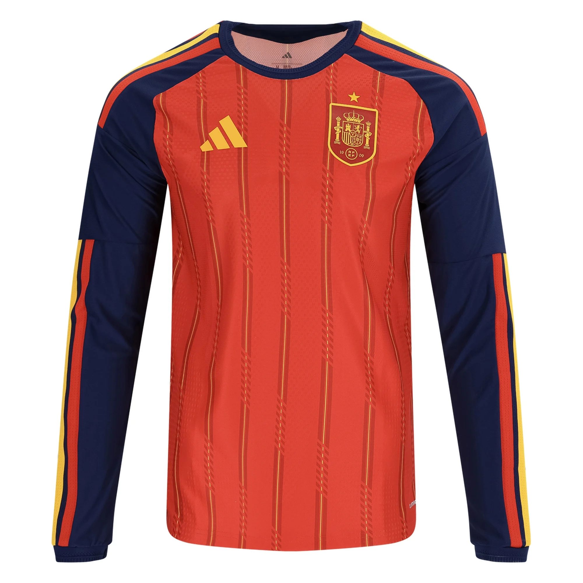 Spain 2026/27 Adidas Long Sleeve Authentic Home Jersey