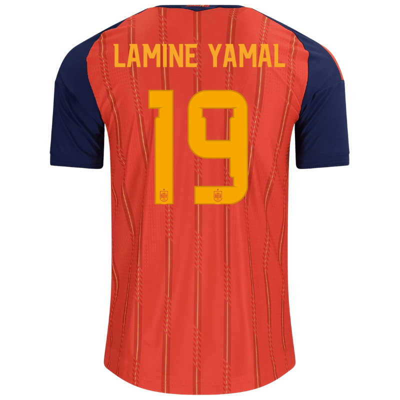 Spain Home Long Sleeve Custom Soccer jersey World Cup 2026 — view 2