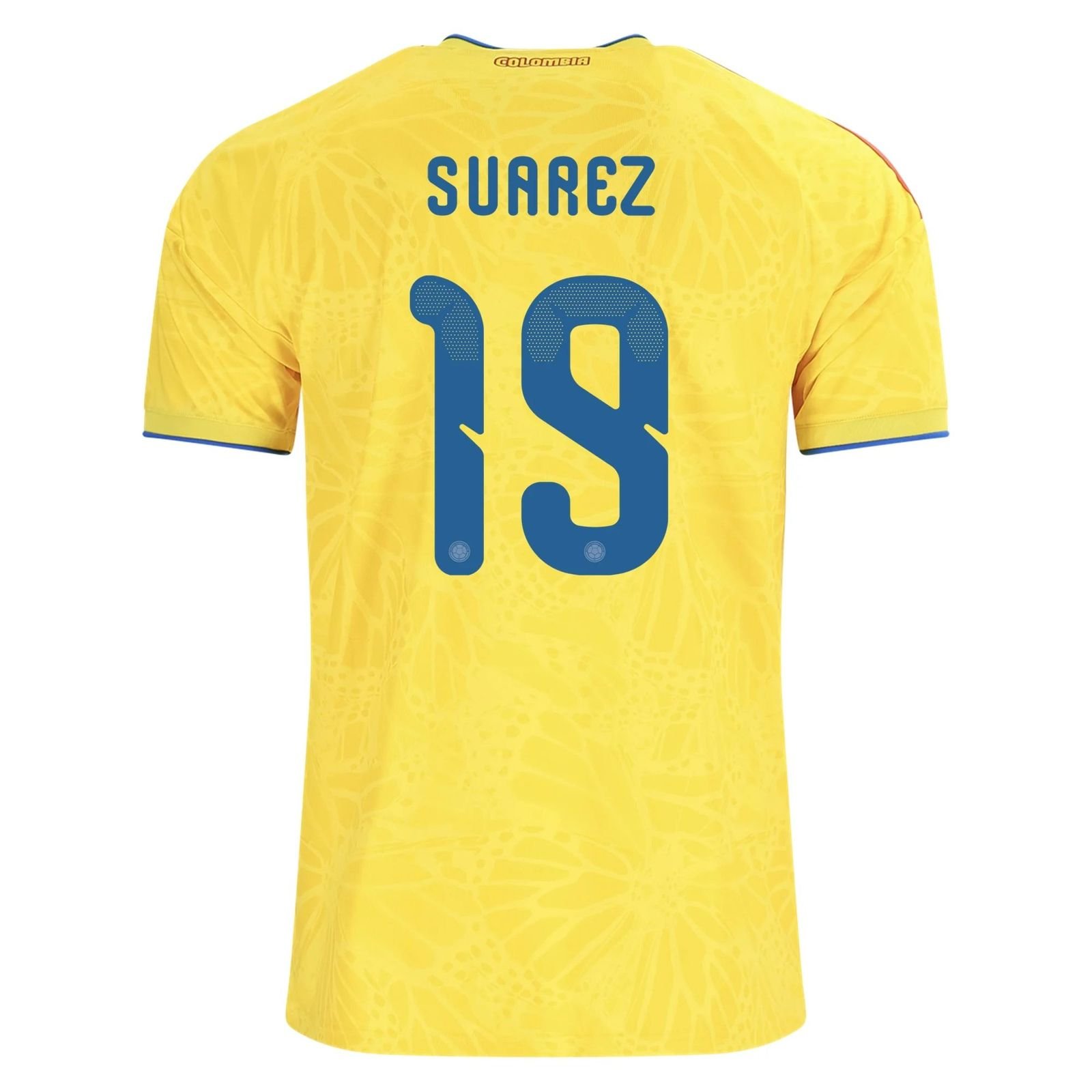 SUAREZ #19 Colombia Home Soccer jersey World Cup 2026