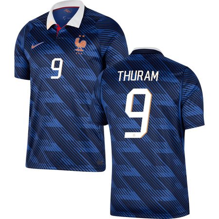 THURAM #9 France Home Soccer jersey World Cup 2026