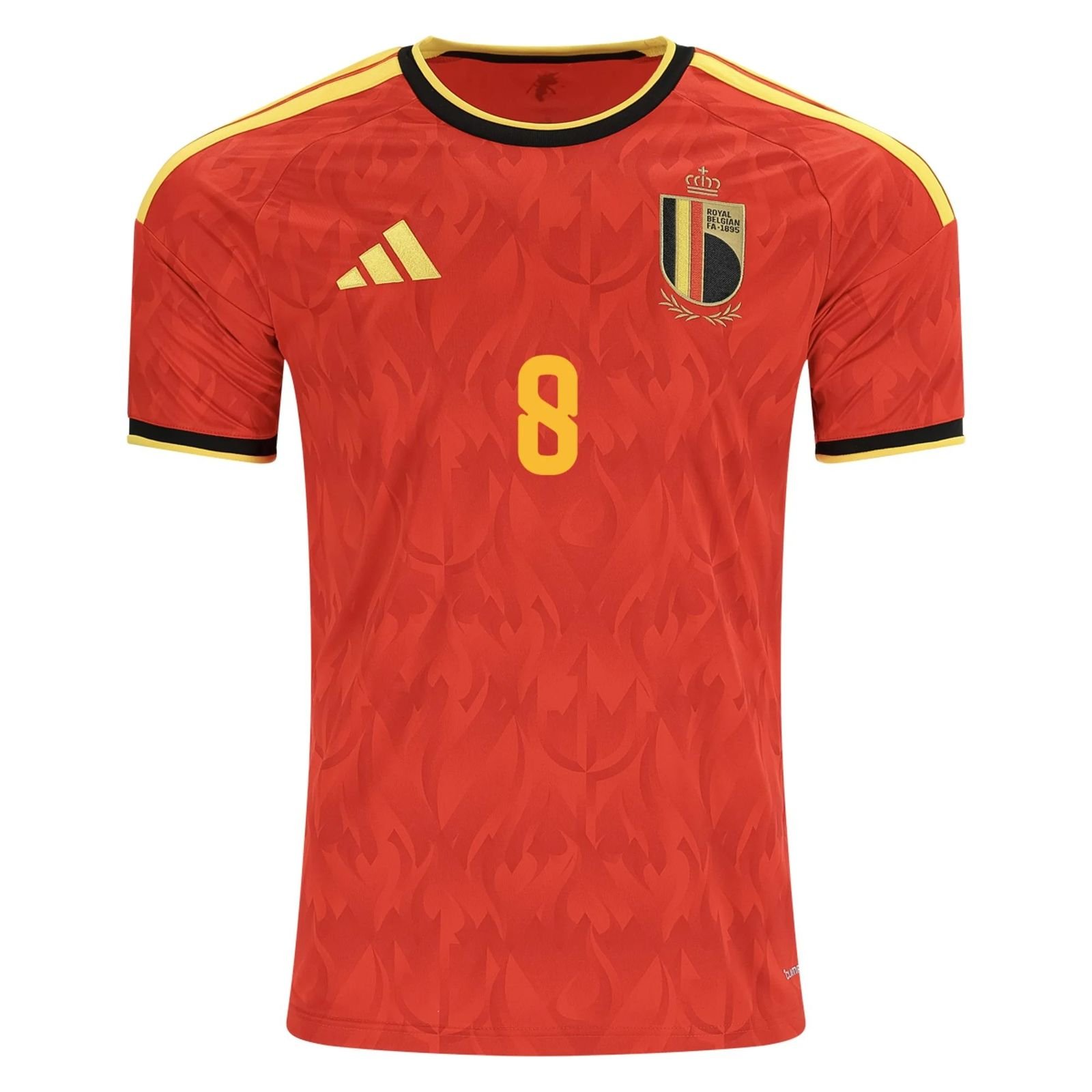 TIELEMANS #8 Belgium Home Soccer jersey World Cup 2026 — view 2