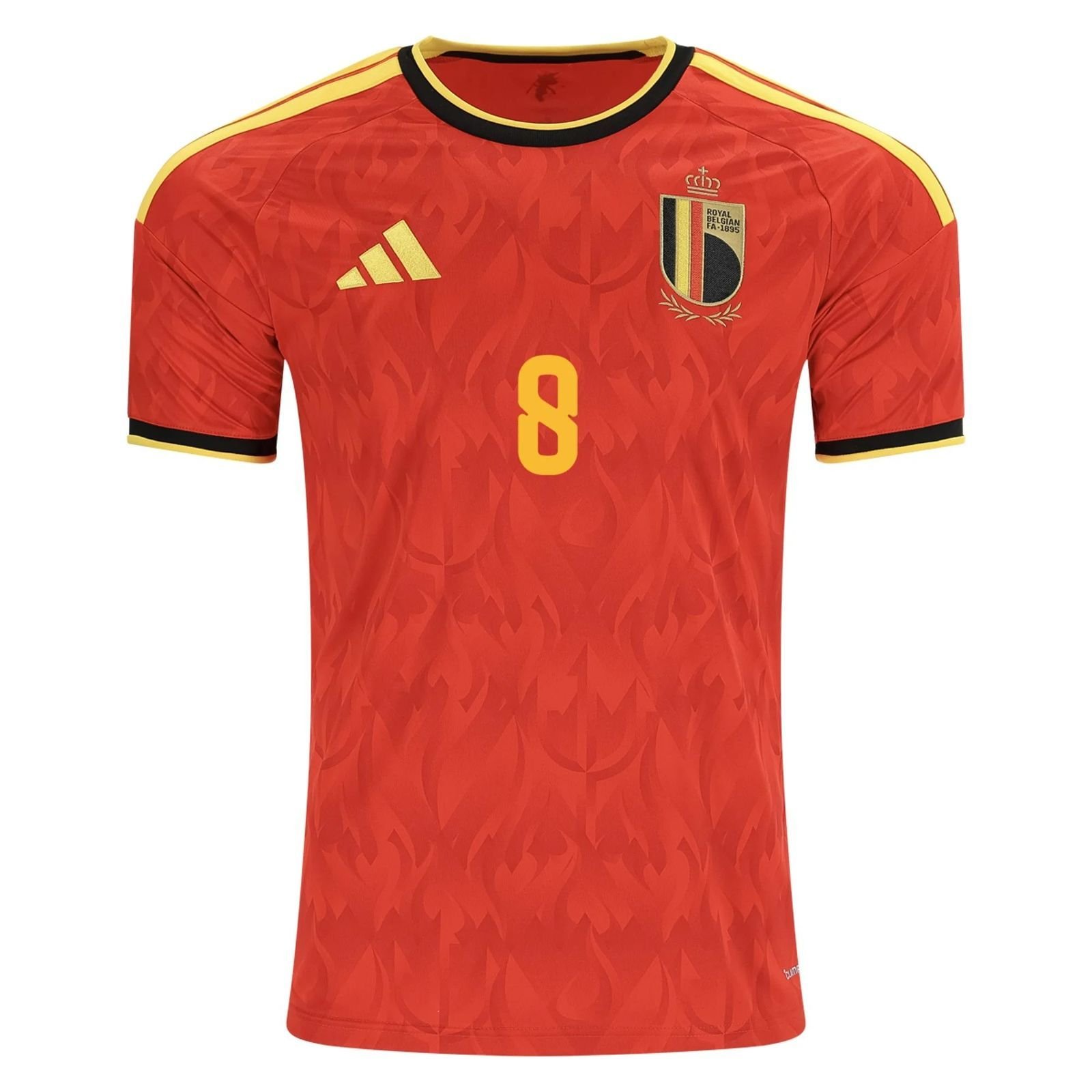 TIELEMANS #8 Belgium Home Soccer jersey World Cup 2026 — view 3